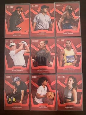 2025 Allure SE Red Rainbow Lot (9 Cards)